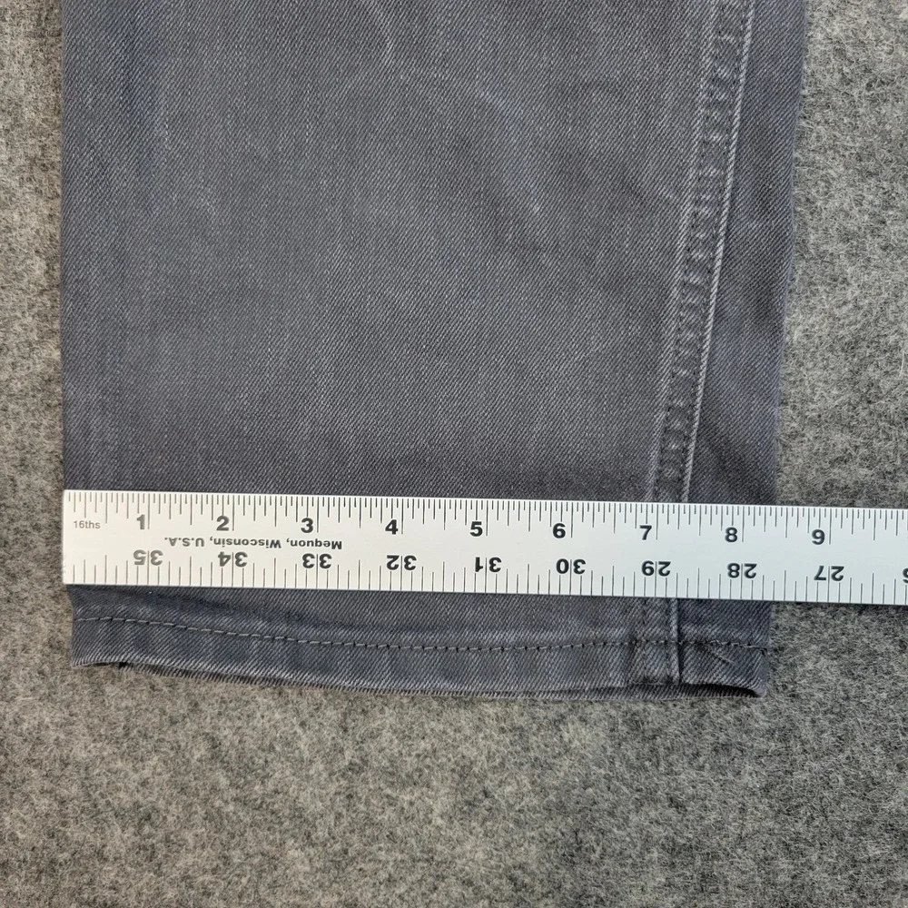 Levis 541 Jeans Mens 40x32 Gray‎ Denim Red Tab Americana Athletic Fit Stretch